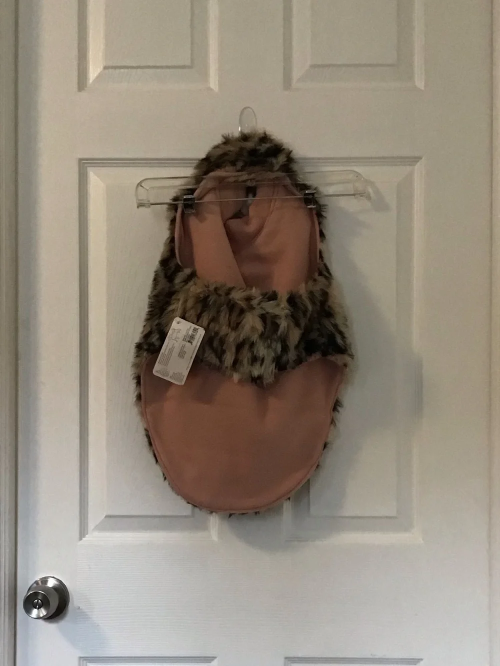 Pet Life Leopard-Print Faux Fur Pet Coat in Tan, Black, Brown - Picture 2 of 5